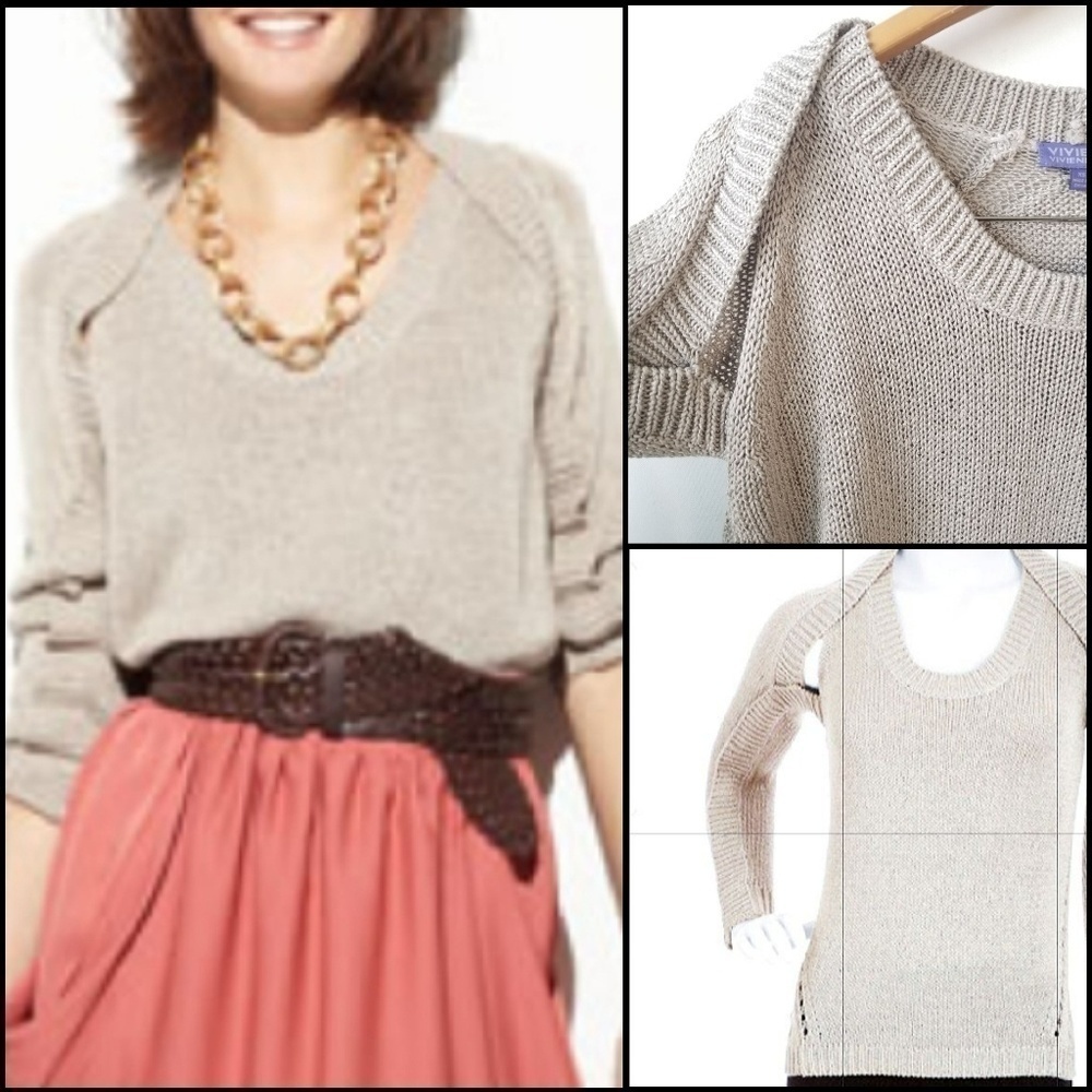 VIVIENNE TAM Knit Tank Sweater w/Attached Shrug!